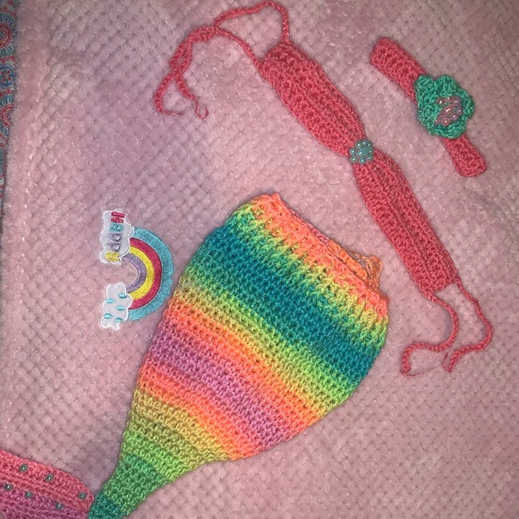 Costume Mermaid outfit for infant 0-3 - Picture 5 of 5